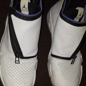 New Jordan 14 Retro Jumpman Z Purple White And Black AQ9119-100  number 23